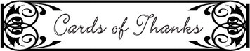 Cards of Thanks