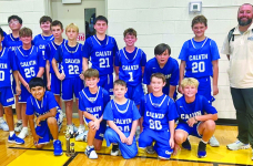 Cougars Take Second in Local Tournament The Calvin Junior High Cougars brought home second place in the Dodson and Calvin tournament, pushing their season record to 10-3