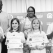 WINNFIELD PRIMARY SCHOOL-Grade 3 Left to right: Passion Burch, Olivia Griffin, Carrie Johnson. Principal Byron King, Assistant Principal Resa Johnson, Kiwanian Ethel Howel