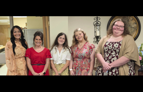 Teachers left to right, Micaela Reed, Jessica Wooten, Alison Harrel, Addison James and Erin Townsend.