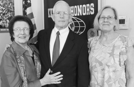 Pictured from left: Laurie Derr, Jacque Derr, and Mary Lou Blackley, President of the Kiwanis Club of Winnfield.