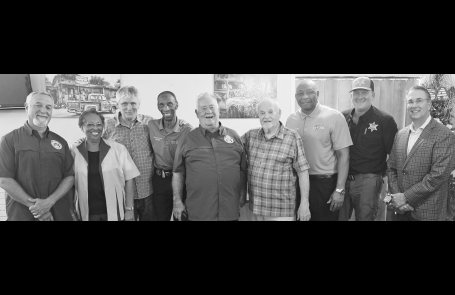 Pictured at the recent Kiwanis Club of Winnfield meeting are (left to right): Eric Duplechain, Chief of Staff for PSC Commissioner Francis; Ethel Howell, Kiwanis Club of Winnfield; Murphy Chestnut, Regional Director & Advisor to U.S. Senator John Kenn