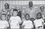 Winnfield Primary School – Kindergarten From left: Bennett Green, Jaxon Worhington, Lyric DeLoach and Chloe Morris. Assistant Principal Resa Johnson, Kiwanian Mary Lou Blackley, Principal Byron King and Kiwanian Ethel Howell.