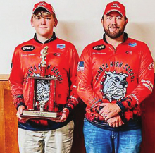 Atlanta High School Fishing Team end of the year awards