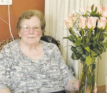 Winnfield Lions Club Delivers Roses to Residents of Autumn Leaves Nursing and Rehabilitation