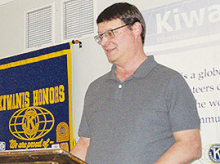 Registrar of Voters Bryan Kelley Speaks to Kiwanis