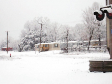 Winn awakens to winter wonder land