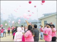 Making Strides Against Breast Cancer Walk and Balloon Release held in Winnfield