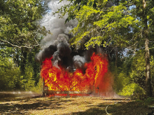 WFD and WPFD 3 Participate in Live Fire Training
