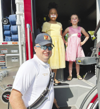 Winnfield Fire Department Join in on Easter Activities
