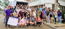 Called to Serve: NSU students deliver hurricane relief supplies to Cut Off