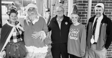 The Grinch was escorted by Sheriff Jordan