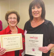 Two Receive Awards At State Convention