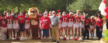 WSHS Tigers, Cheerleaders Visit Autumn Leaves