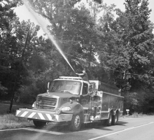June 16, 2025, WPFD was dispatched to a tree on fire on LA 156. The tree had been struck by lightning. The lightning blew the entire top of the tree off causing it to fall by the road. FFs utilized a booster line to extinguish the treetop that was on the 