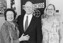 Pictured from left: Laurie Derr, Jacque Derr, and Mary Lou Blackley, President of the Kiwanis Club of Winnfield.