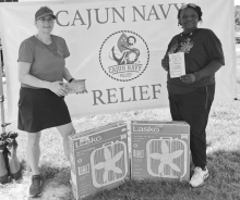 Monica Evans recently hosted the 3rd Annual Fan Drive, which gives fans to those who are in need during the hottest season of the year. This year, Monica distributed more thank 100 fans to the St Maurice community. Also there to assist was the Cajun Navy.
