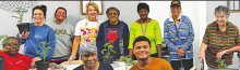 Delores Sampey with Hand in Hand Hospice Care visited Winn Council on Aging recently. Mrs