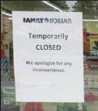 Local Family Dollar Store Closes Due to FDA Report of Rodents at Distribution Center