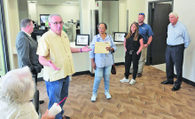 EO Deano Thornton gives tour to the Kiwanis