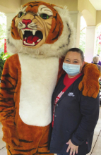 WSHS Tigers, Cheerleaders Visit Autumn Leaves