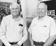Pictured are Lamar Tarver and Steve Bates.
