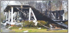 Home Devastated After Storm, Ravaged by Fire