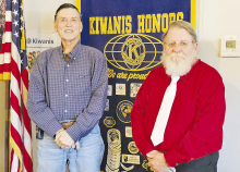 Pictured above are Troy Rogers with Bill Thompson.