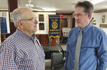 Dean of Huey P Long Campus of the CLTCC Speaks to Rotary
