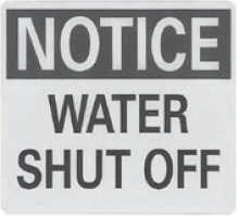 WATER SHUTOFF