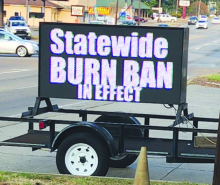 Notice to Public BURN BAN