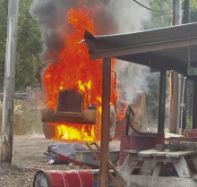 Winn Parish Fire District 3 Dispatched to Winn Lumber Fire