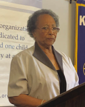 Ethel Howell Speaks to Kiwanis