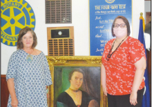 Linda Smith as special guest speaker for the Rotary Club of Winnfield meeting