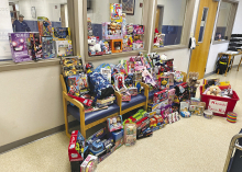 Calvin High School Participates in Kiwanis Toys for Kids Program