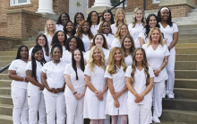 Pictured from left: Row 1: Whitney Banks, DeAira Duncan, Evanjalyn Atkins, Stephanie Poindexter, Averie Williams, Madeline Vail, Kaylee James; Row 2: Kylie Carter, Jasmine Jackson, Ellayah Hall, Heather Wright, Taylor Summers, Connie Pharris; Row 3: Miran