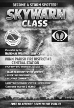 Winn Parish Fire District 3 to Host SKYWARN Class