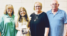 High school senior Emily Nevils, a student from Winnfield Senior High School, has been awarded the Keaton Allen Hataway FFA Memorial Scholarship. This annual scholarship, established by Keaton’s family, honors Keaton’s memory. Emily’s dedication to 
