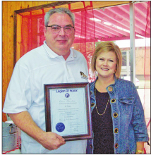 Kim Nation speaks to Kiwanis Club