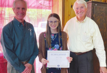 Anna Little, Kiwanis Scholarship recipient