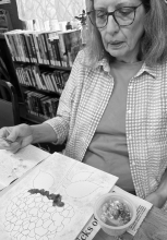 Crafting at Sikes Branch Library