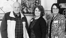 Pictured from left are: Dr. Bill Gaddis, Ashley Files, Judy LaCroix.