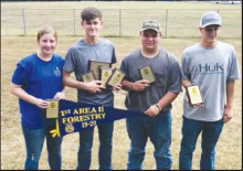 Winn Parish FFA Holds Parish Forestry Contest