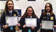Winn Parish FFA members big success at State FFA Convention