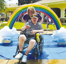 Autumn Leaves Nursing Center Hosts “Wheelchair Wash” Event for Residents