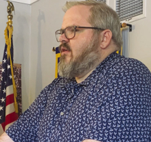 Joe Evans Speaks to Kiwanis
