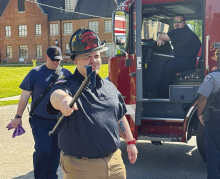 Winnfield Fire Department Join in on Easter Activities