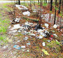 Litter Eyesore in Winn Parish