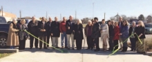 Representatives from the Louisiana Department of Environmental Quality were in Winnfield last week for an official ribbon cutting of the new Courthouse parking lot.