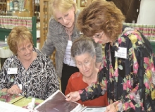 Pictured above are the judges for the Louisiana Cleanest City Contest looking throughWinnfield’s book of evidence at the Pea Patch Gallery on Tuesday, March 17. The judges,left to right: Carolyn Weeler (Marion, LA), Ann Smith (Marion, LA and District Chairmanof the Cleanest City Contest), Adina Miller (Marion, LA) and Jean Gilstrap (Farmerville,LA and State Chairman of the Cleanest City Contest).